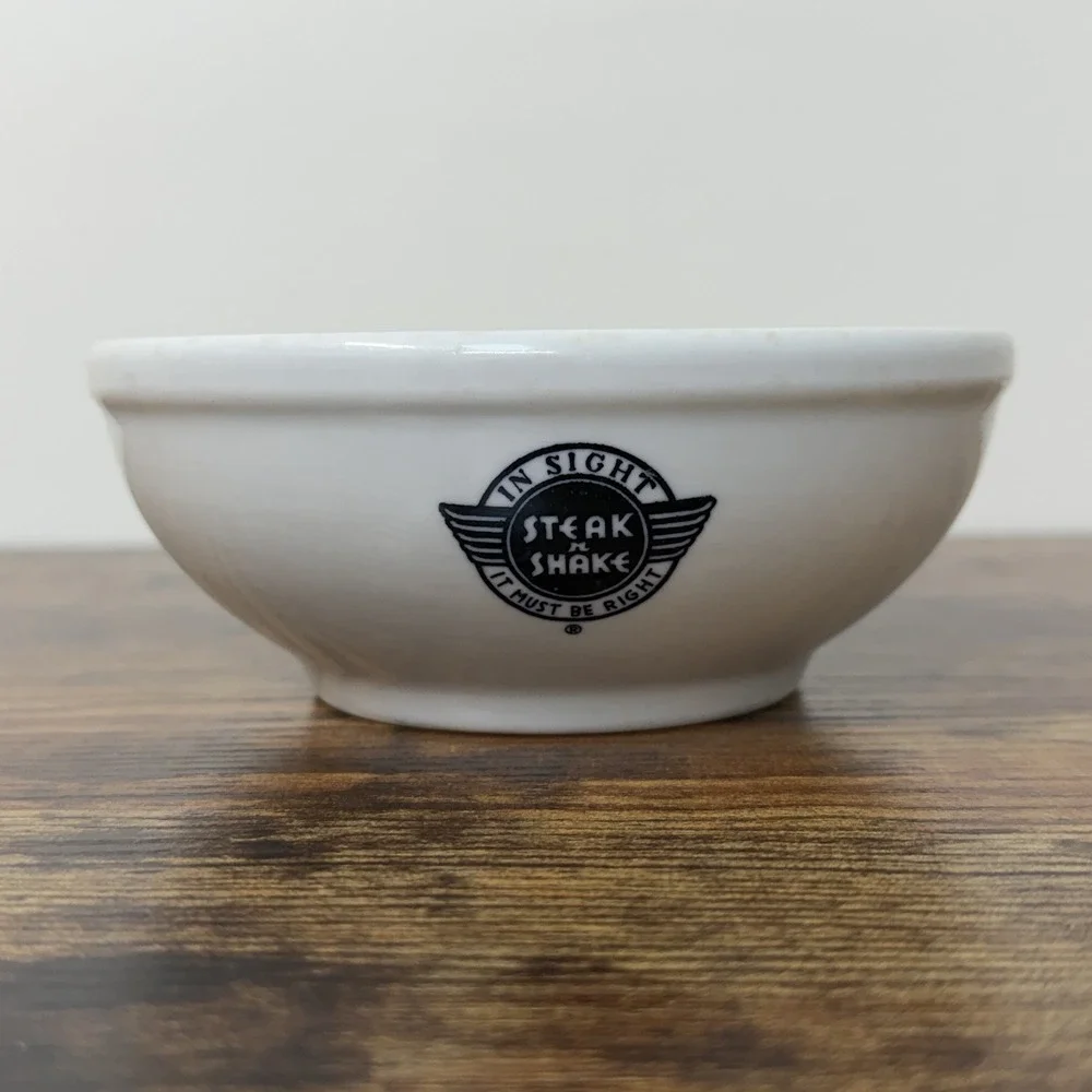 Vintage Steak N Shake Shenango China Restaurant Chili Soup Cereal Bowl 5.75